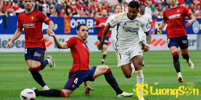 Lực lượng, đội hình và chiến thuất xuất phát Osasuna đấu với Real Madrid
